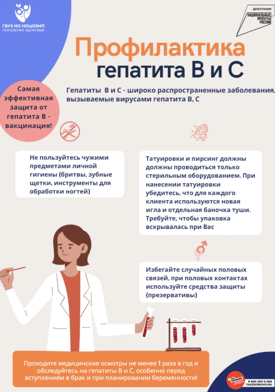 Профилактика гепатита В и С
